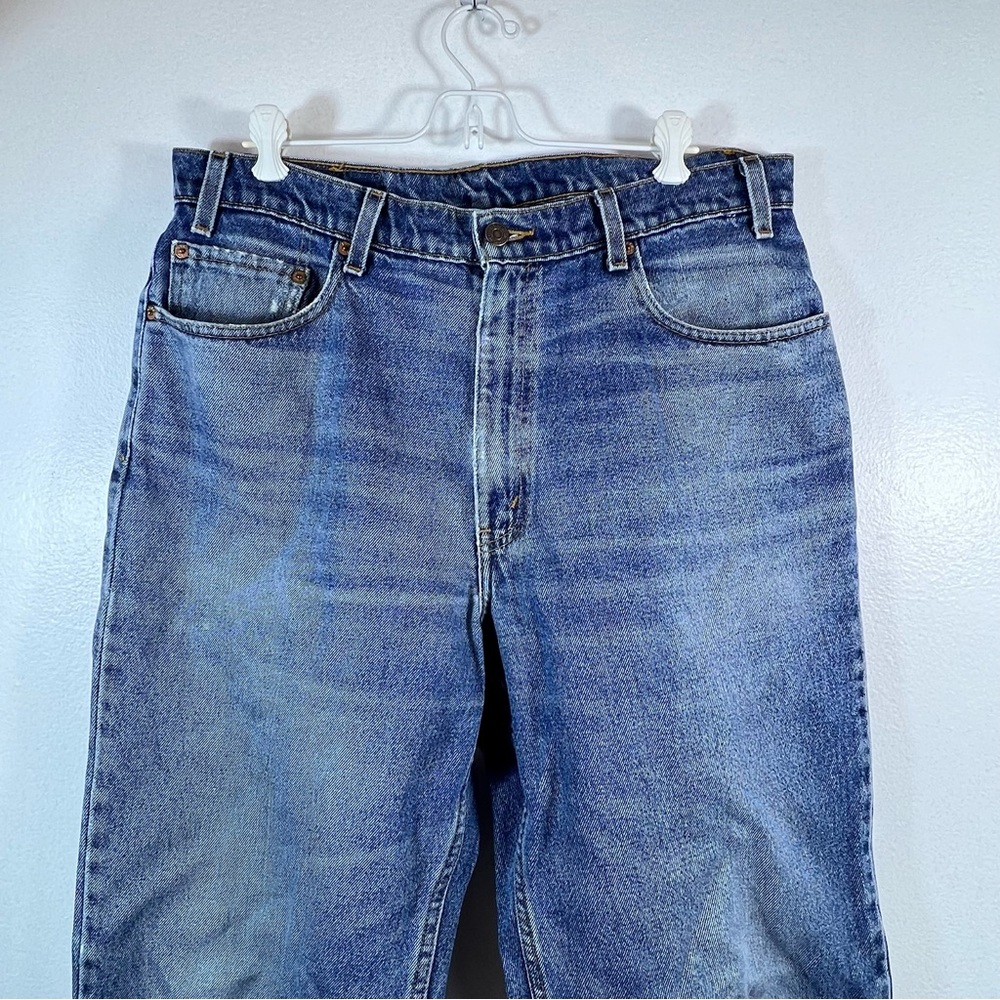 Levis 550 Vintage 90’s Men’s Relaxed Fit Jean Pants Sz 36x30 - Picture 3 of 14